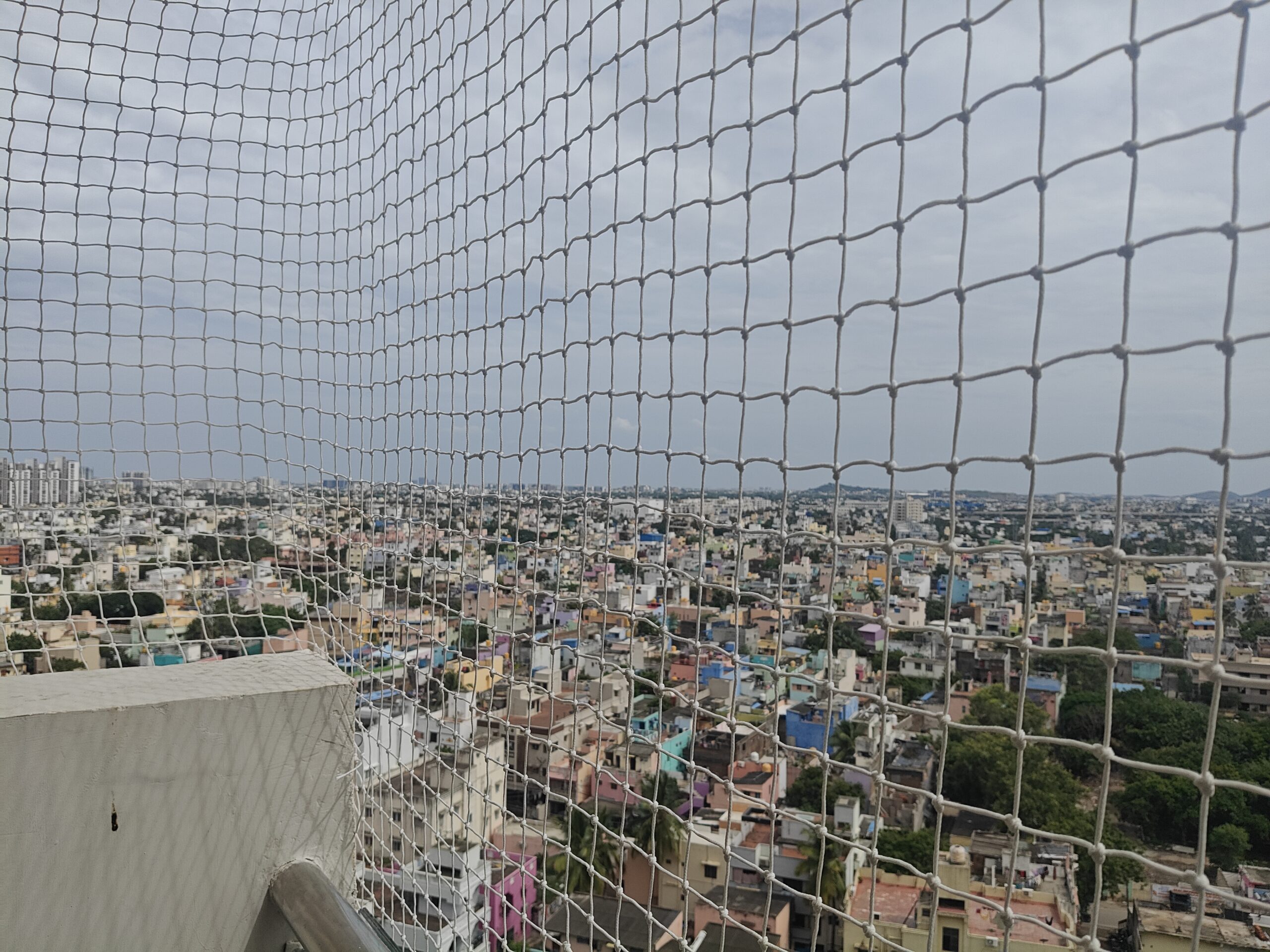 Pigeon nets in Vijayawada