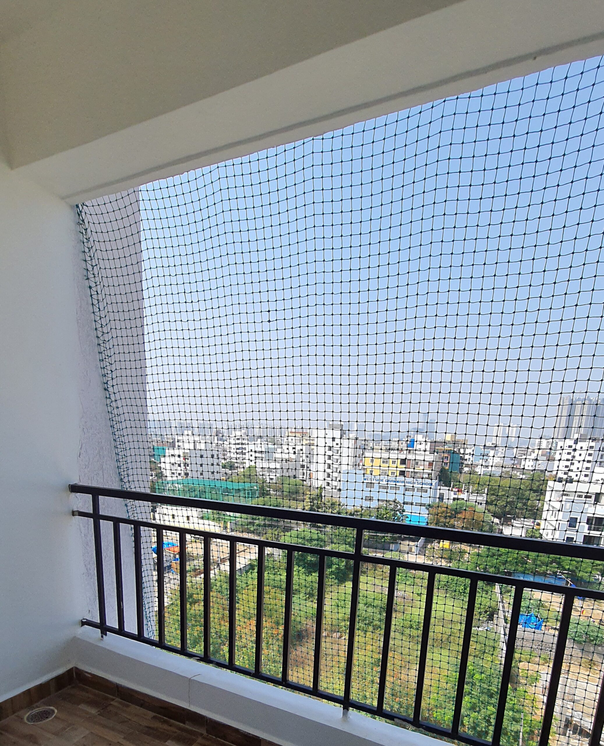Balcony pigeon nets installation Vijayawada