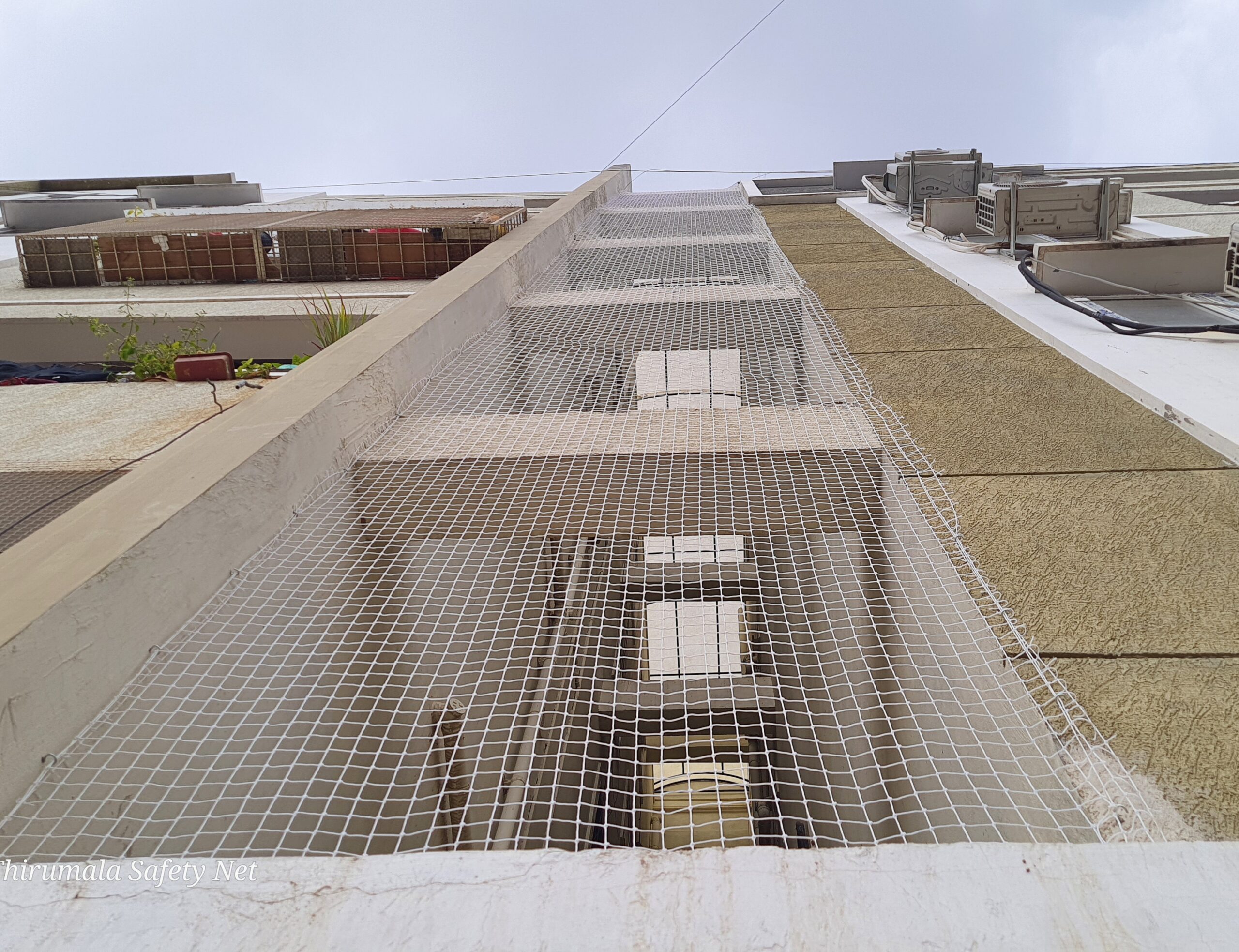 Duct area pigeon nets in Vijayawada